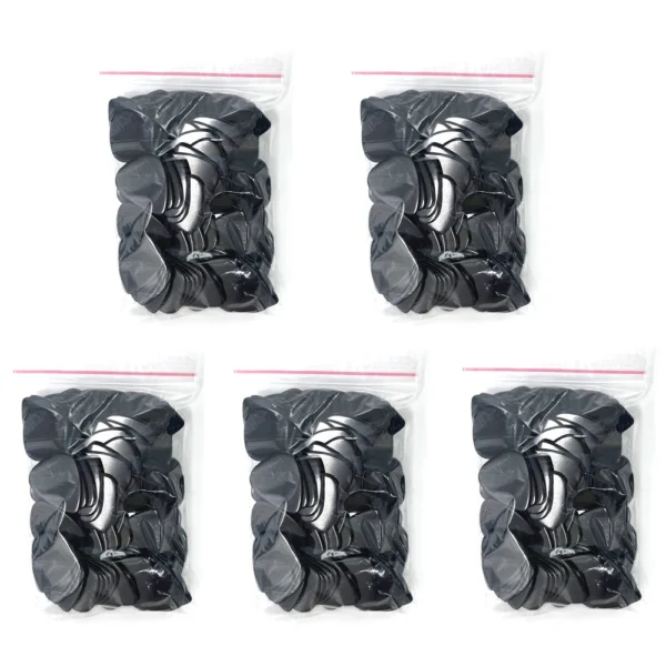 Wholesale Lots of 500pcs Solid Black Celluloid Guitar Picks Plectrums 0.46mm / 0.71mm / 0.96mm / 1.5mm