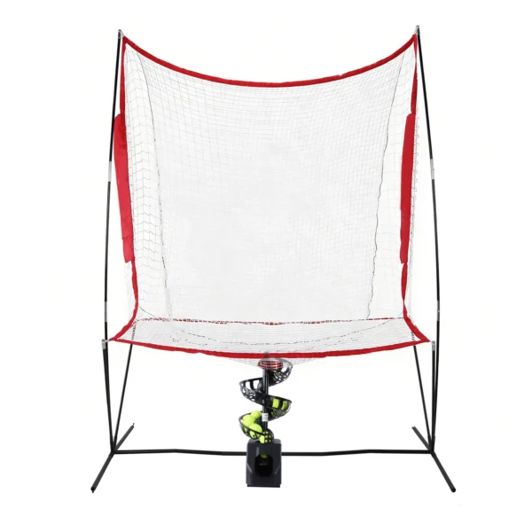 Pickleball Automatic Launcher with 10 Pickleballs 5 Adjustable Angles 2 Power Level for All Skill Levels Indoor Outdoor Use