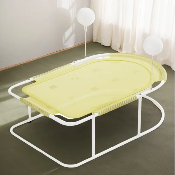 Elevated Cat Hammock Bed With Washable Breathable Mesh Fits Up To 10kg Elevated Outdoor Pet Cot for Cats and Small Dogs